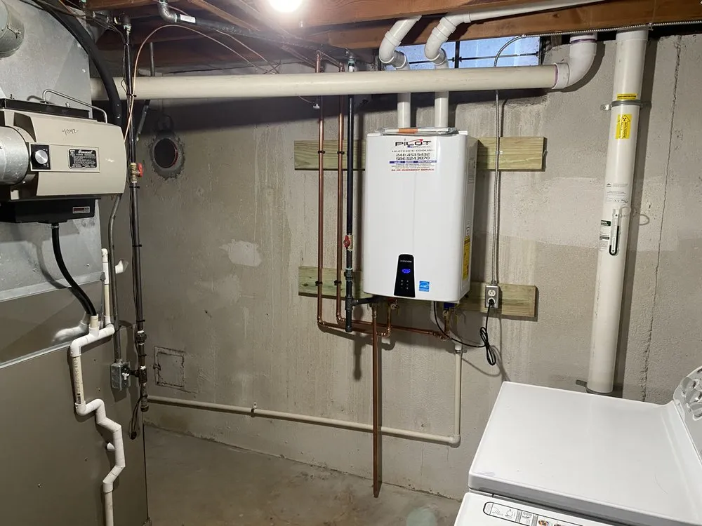 Slide of Pilot Mechanical Heating & Cooling