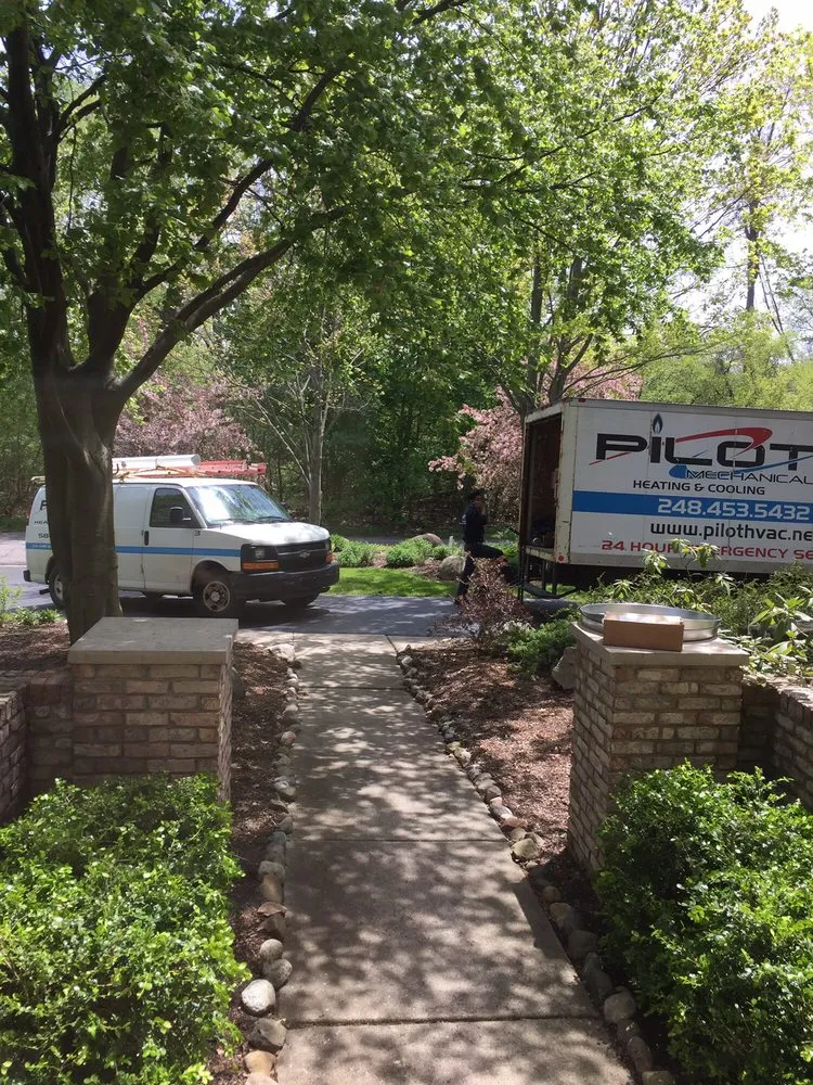 Slide of Pilot Mechanical Heating & Cooling