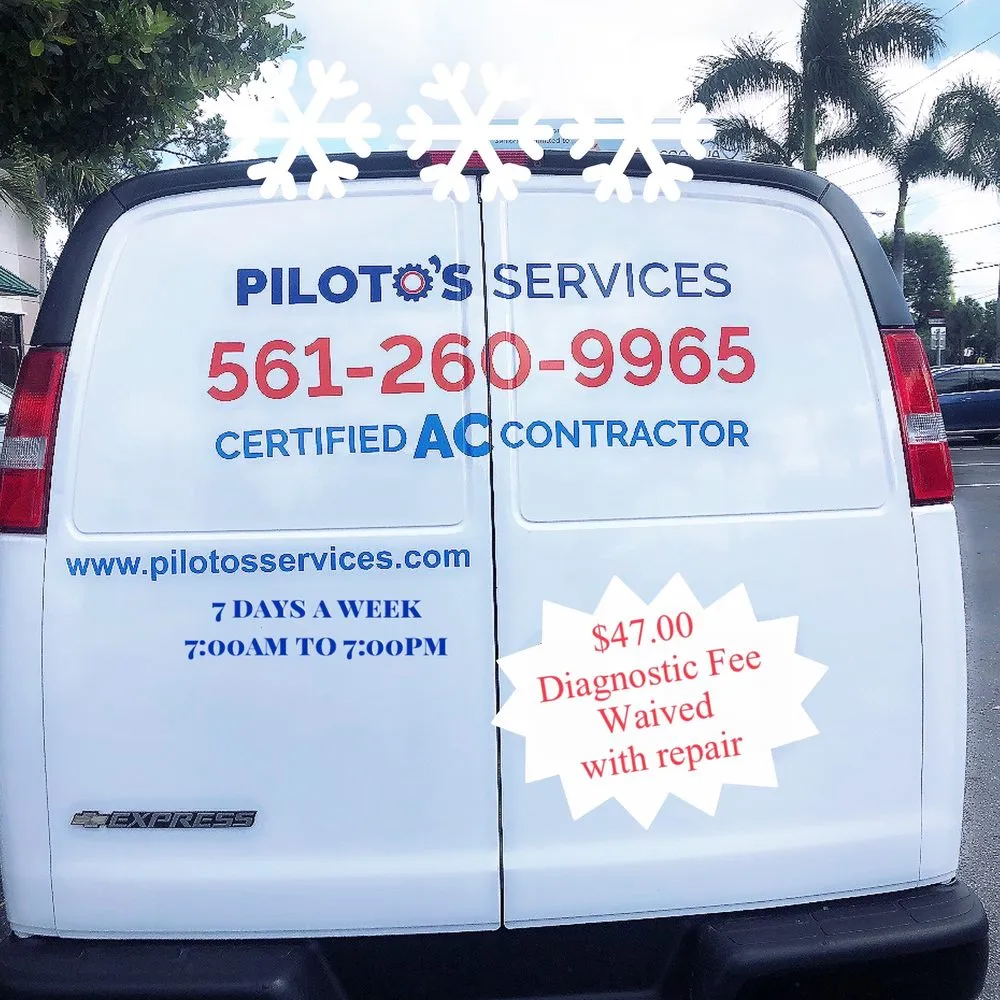 Slide of Piloto's Services