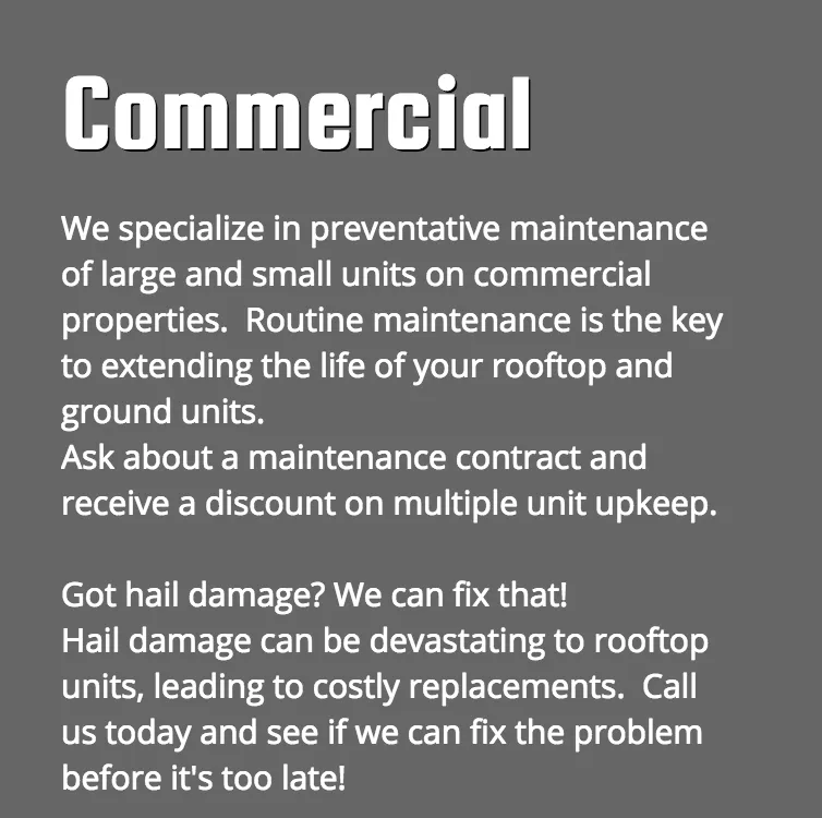 Slide of Pine Creek Heating and Air Conditioning