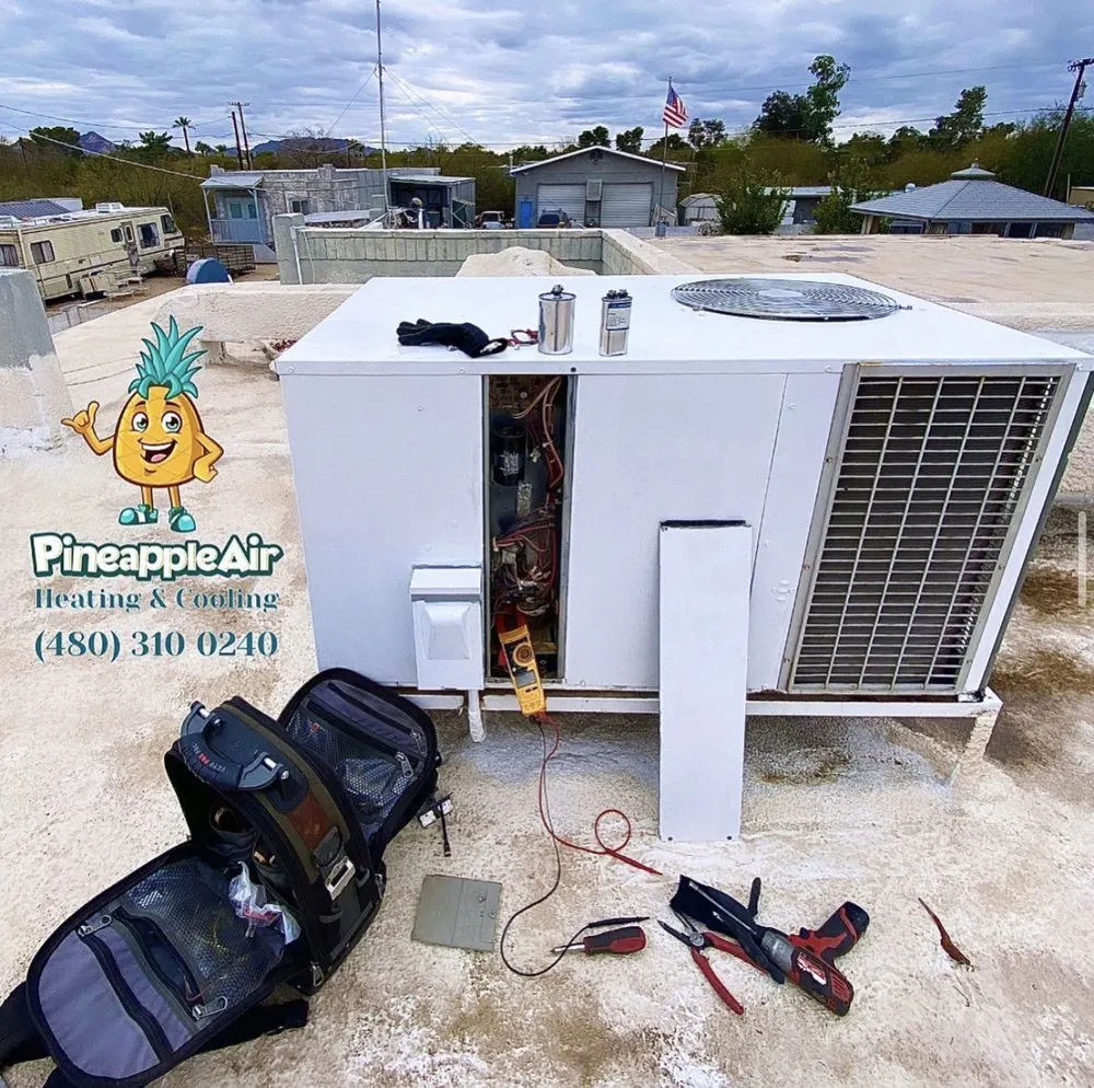 Slide of Pineapple Air Heating & Cooling