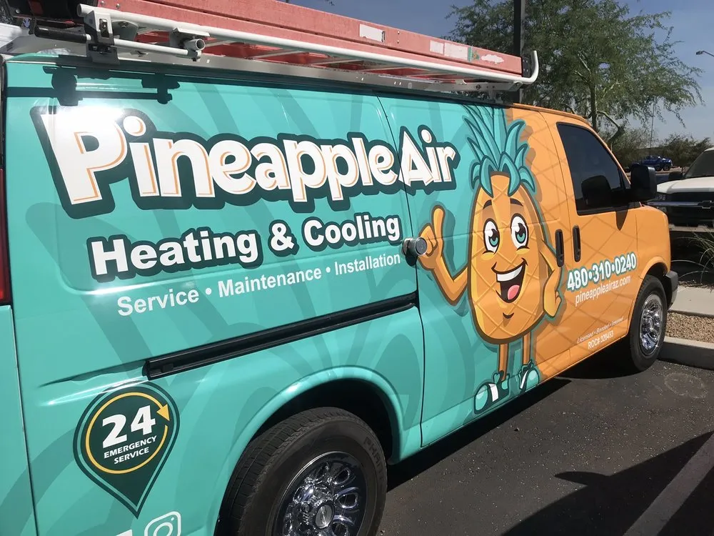 Slide of Pineapple Air Heating & Cooling