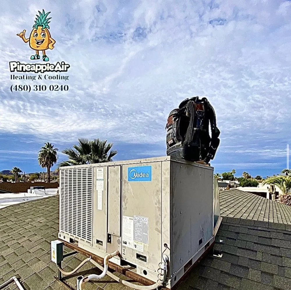 Slide of Pineapple Air Heating & Cooling