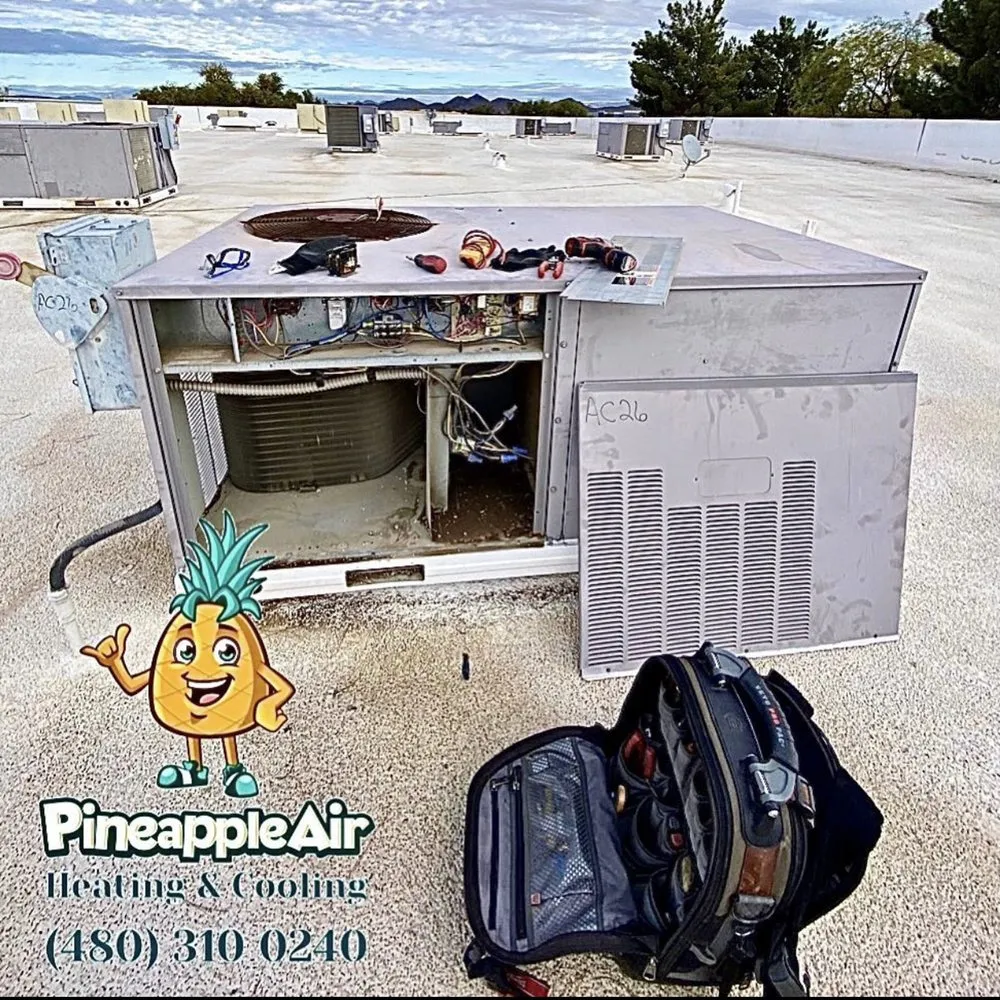 Slide of Pineapple Air Heating & Cooling