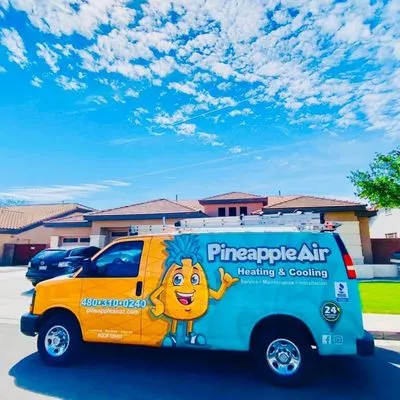 Pineapple Air Heating & Cooling Logo