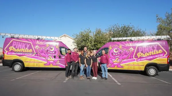 Pinky Promise Air Conditioning & Heating Logo