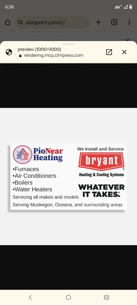 Slide of PioNear Heating