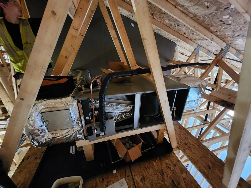 Slide of Pioneer HVAC Installation