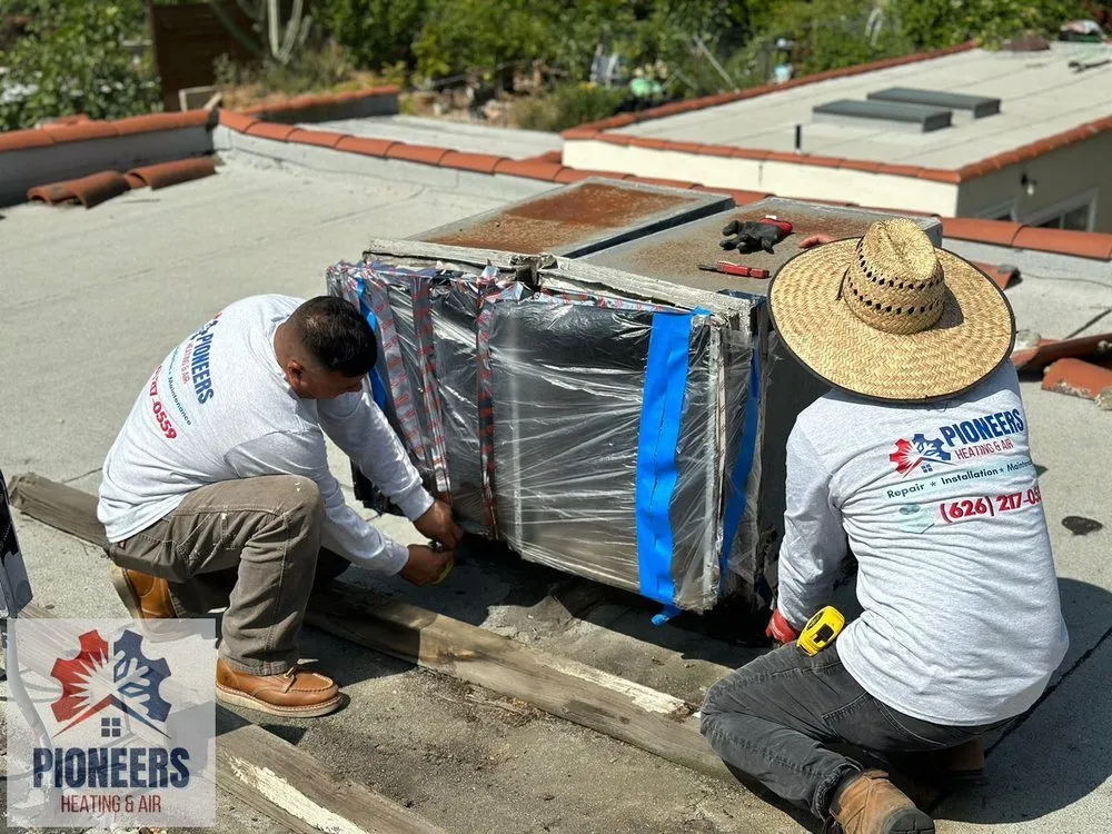 Slide of Pioneers Heating and Air