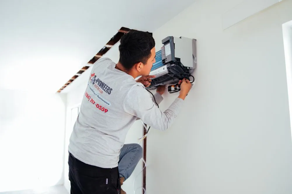 Slide of Pioneers Heating and Air