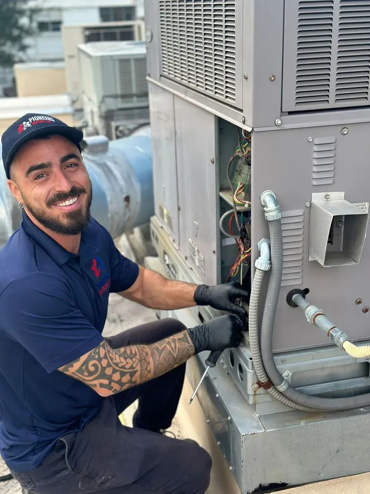 Slide of Pioneers Heating and Air