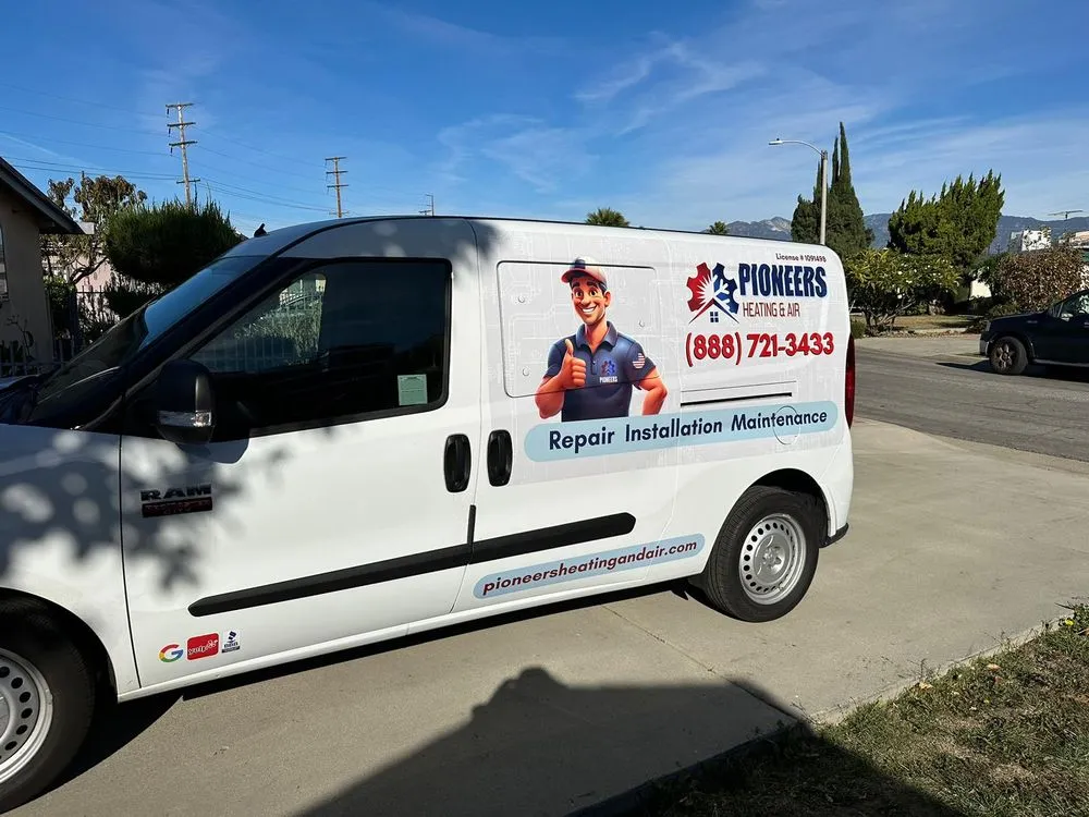 Slide of Pioneers Heating and Air