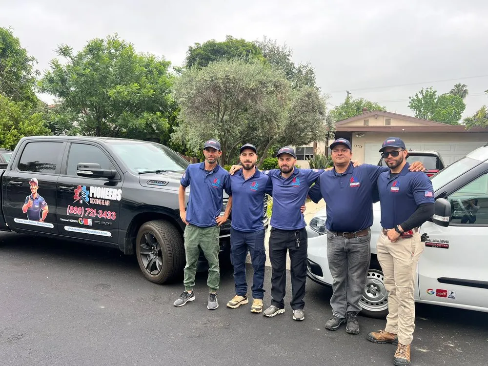 Slide of Pioneers Heating and Air