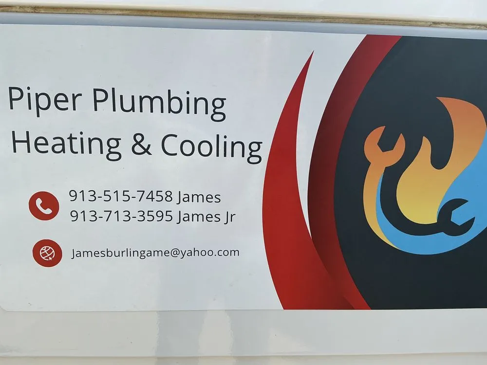Slide of Piper Plumbing Heating & Cooling