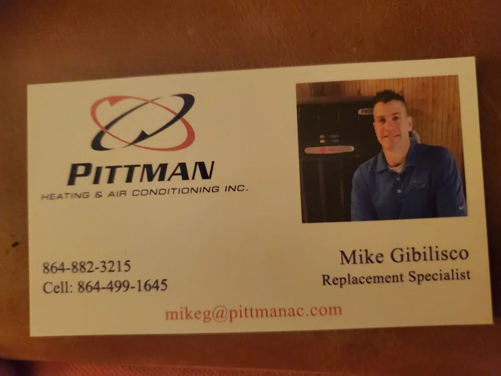 Slide of Pittman Heating & Air Conditioning