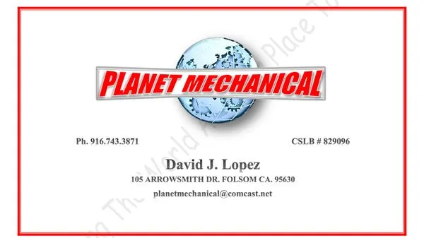 Planet Mechanical Logo