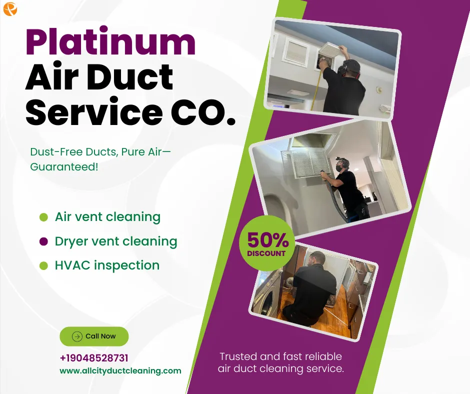 Slide of Platinum Air Duct Service