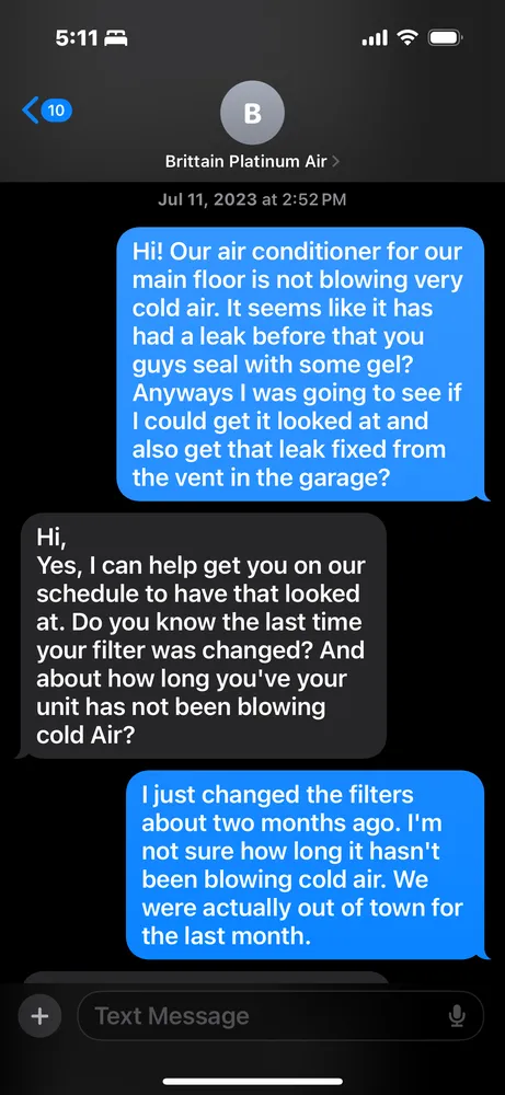 Slide of Platinum Air