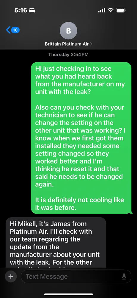 Slide of Platinum Air