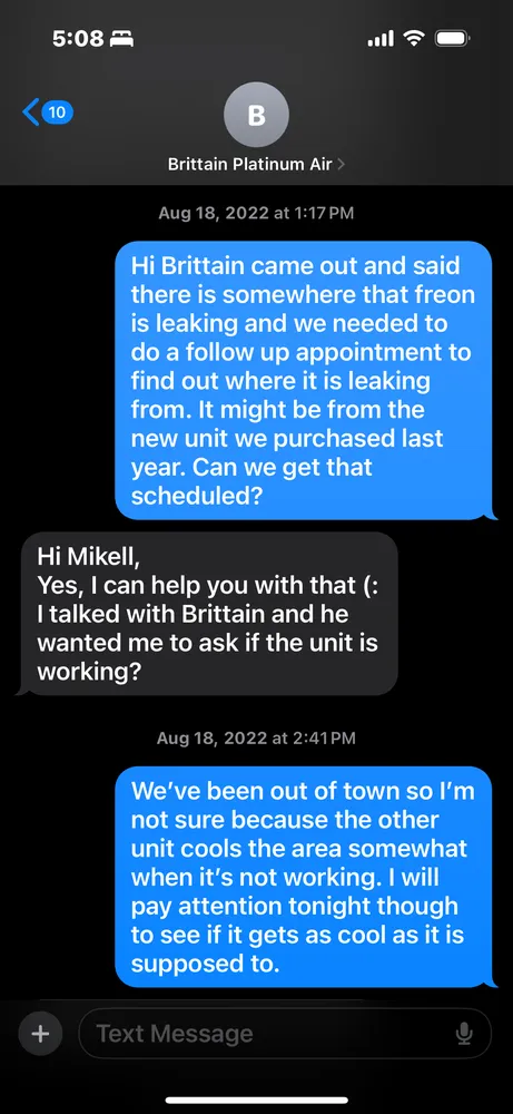 Slide of Platinum Air