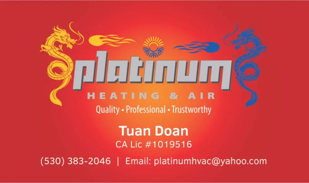 Slide of Platinum Heating & Air