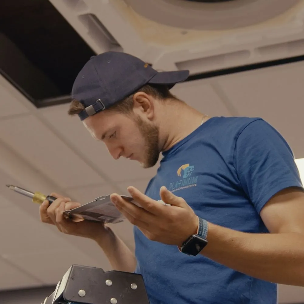 Slide of Platinum Heating & Cooling