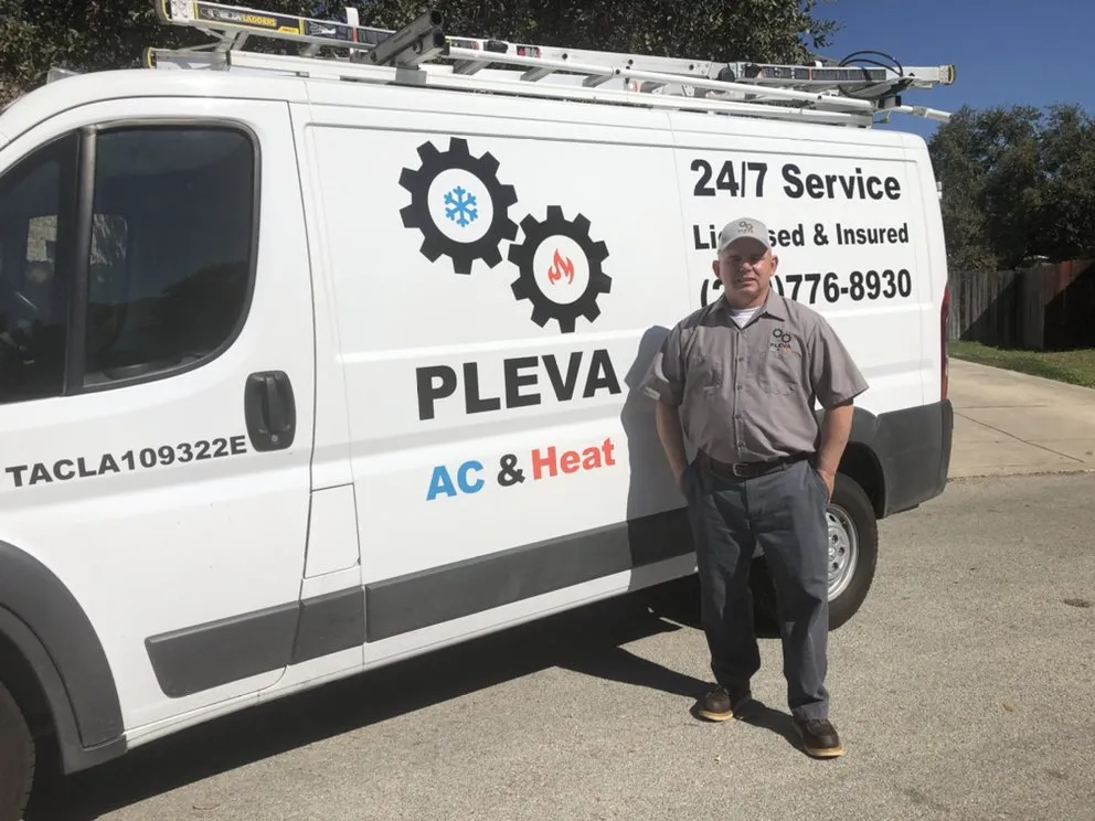 Slide of Pleva AC & Heat