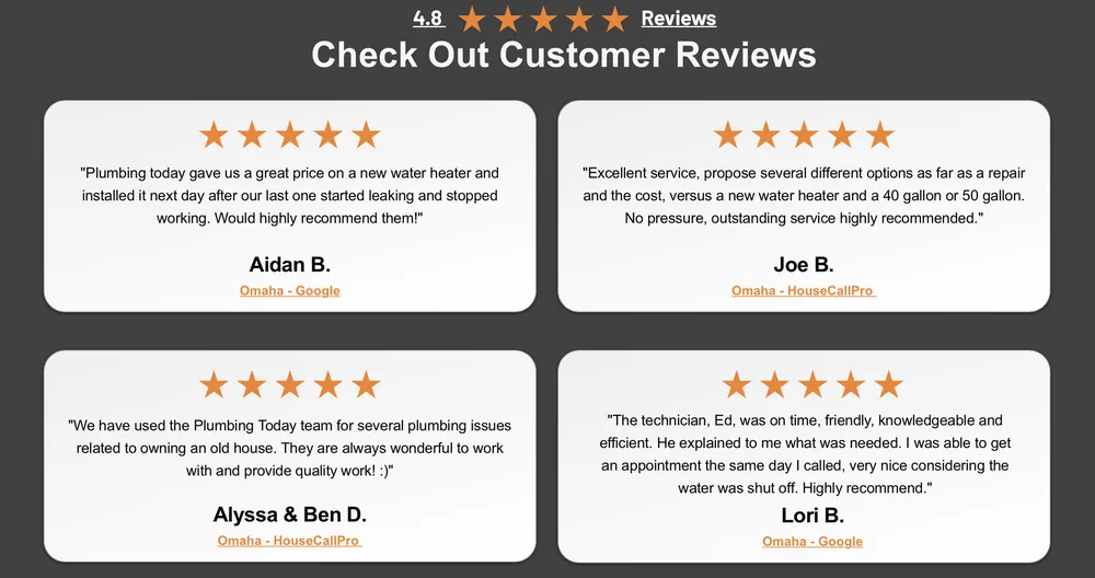 Slide of Plumbing Today