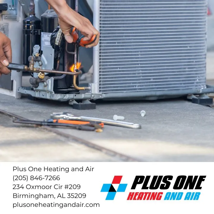 Slide of Plus One Heating and Air