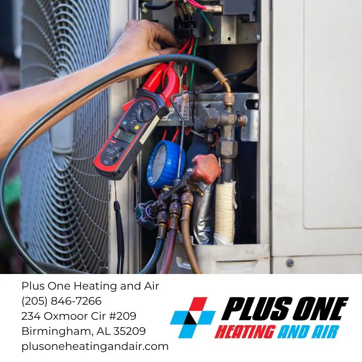Slide of Plus One Heating and Air