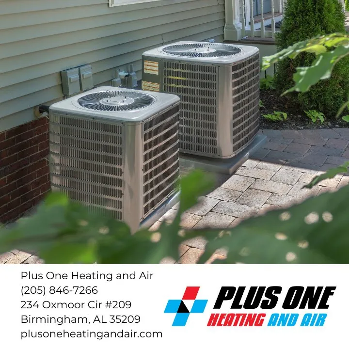 Slide of Plus One Heating and Air