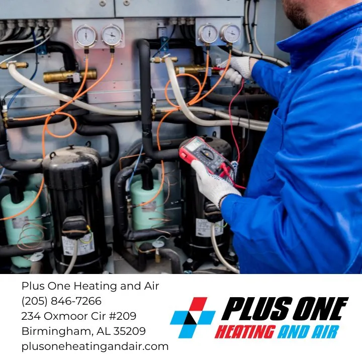 Slide of Plus One Heating and Air