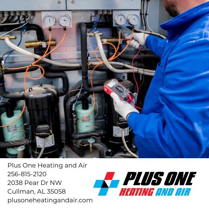 Slide of Plus One Heating and Air