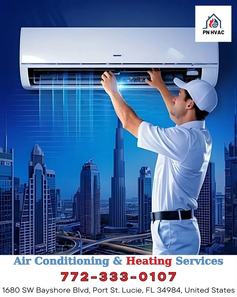 Emergency HVAC repair same-day service in Port St. Lucie, FL by PN HVAC