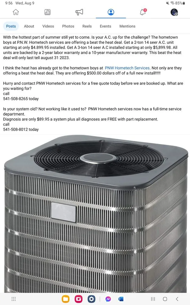 Slide of PNW Hometech Services