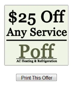 Slide of Poff Air Conditioning Heating & Refrigeration
