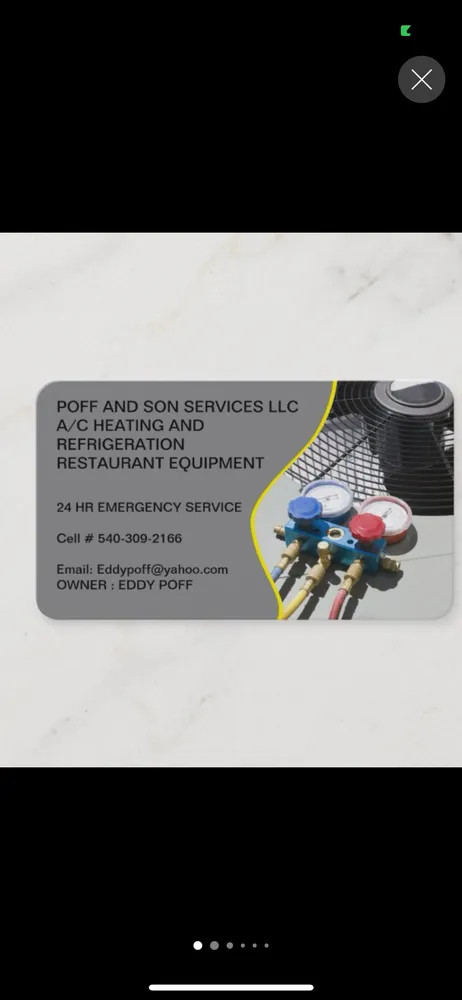 Slide of Poff and Son Services