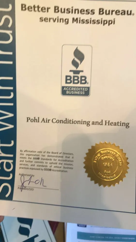 Slide of Pohl Air Conditioning And Heating