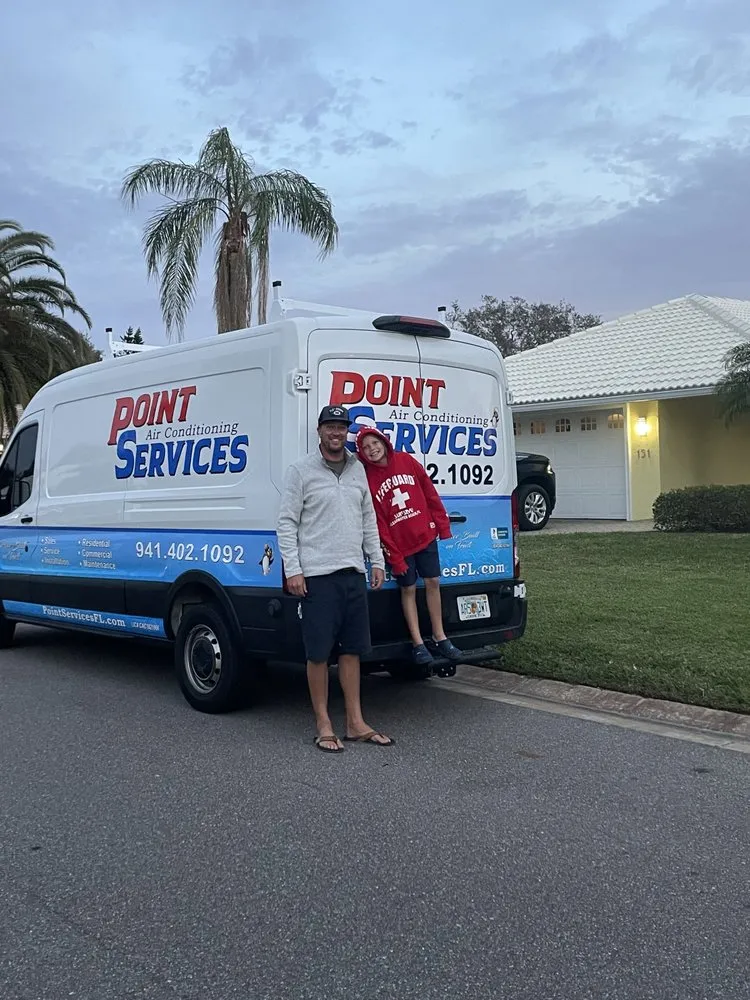 Slide of Point Services Air Conditioning