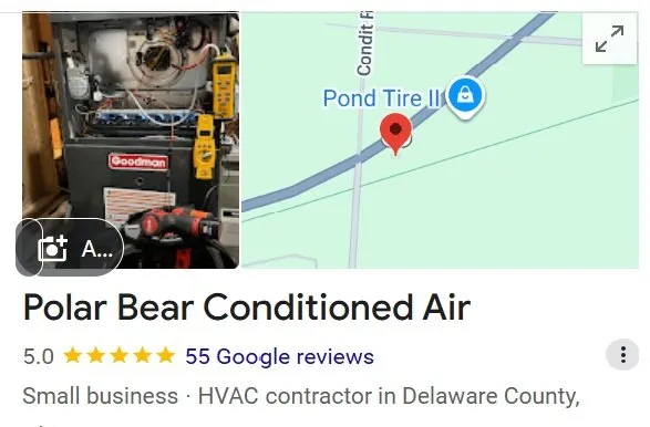 Slide of Polar Bear Conditioned Air