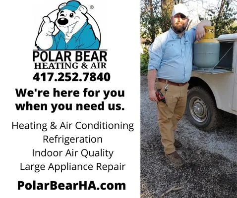 Polar Bear Heating & Air Logo