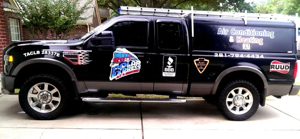 Slide of Polar Express A/C & Heating