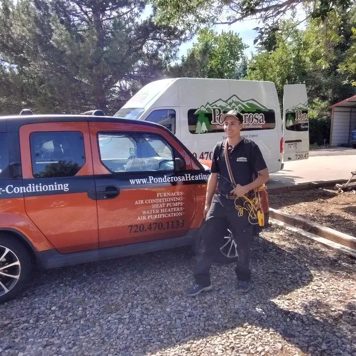 Slide of Ponderosa Heating Air Plumbing Electrical