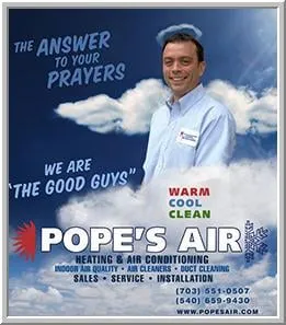 Slide of Pope's Heating & Air Conditioning