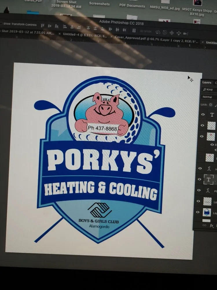 Slide of Porky's Heating & Cooling