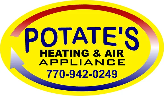 Potate's Appliance Heating and Air Logo