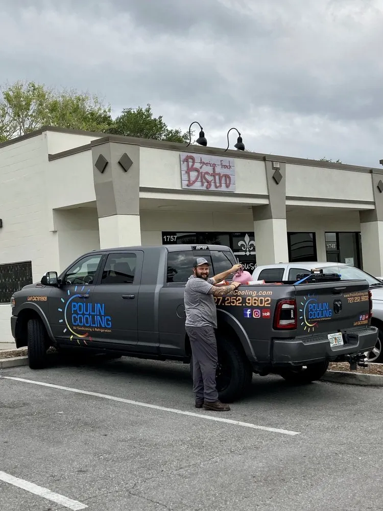 Slide of Poulin Cooling A/C and Refrigeration