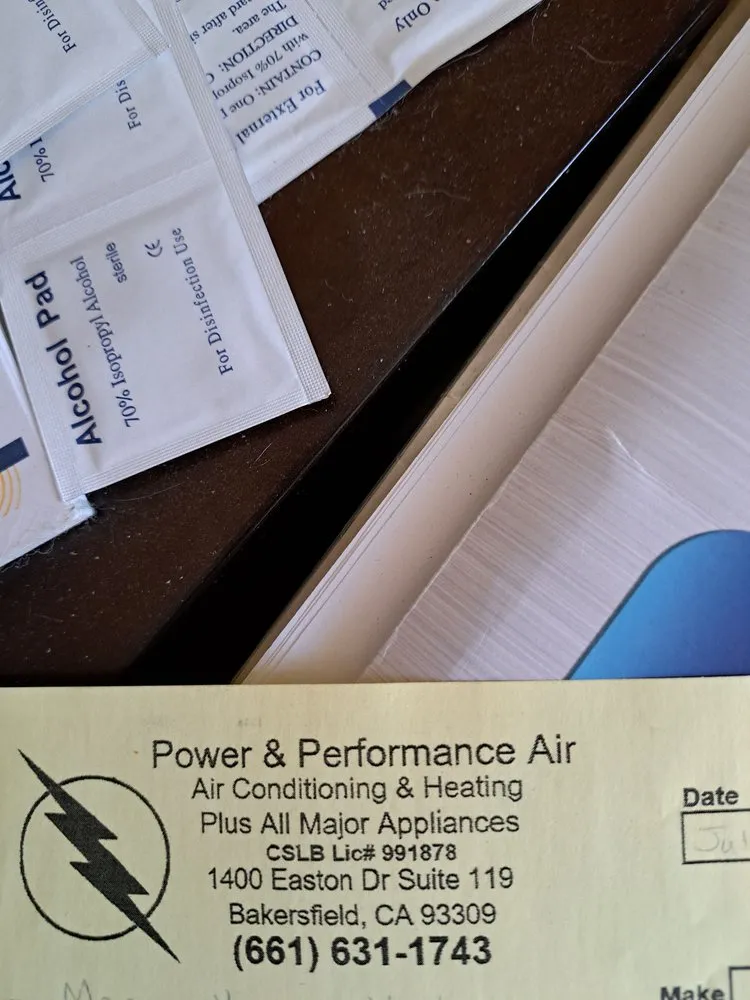 Slide of Power and Performance Air