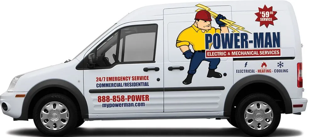 Slide of Power Man Electric Service