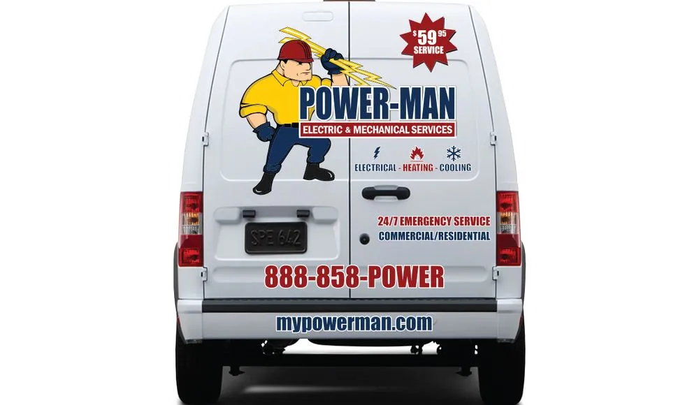 Slide of Power Man Electric Service